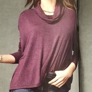Cabi Slouch Cowl Tee